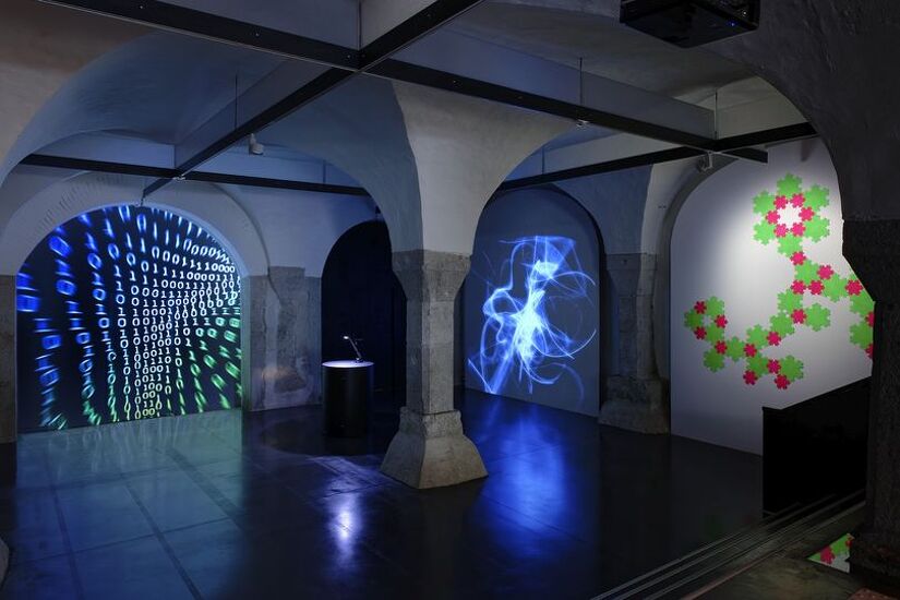 Les Terminales Bac Pro GMNF visitent l’expo « A l’infini » de Miguel Chevalier