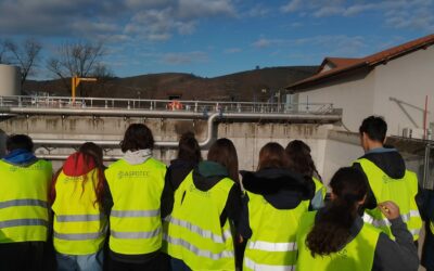 La classe de Seconde GT à la rencontre des métiers de l’eau.