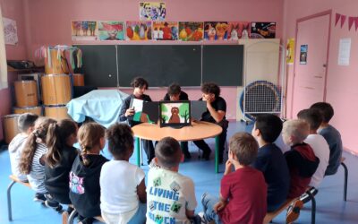 Les 2NJPF racontent des histoires aux CP
